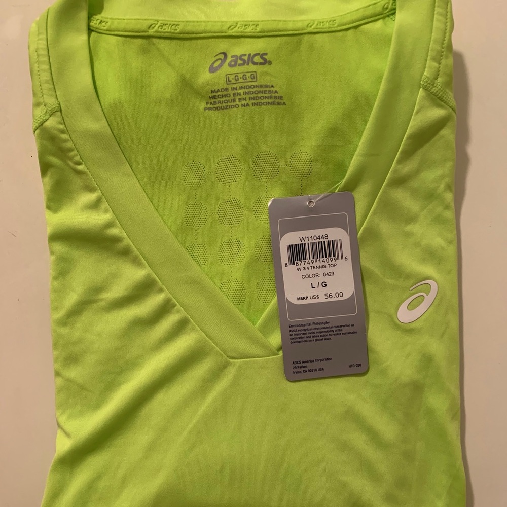 NWT ASICS athletic top